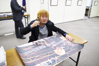 八木沼さんにサインを