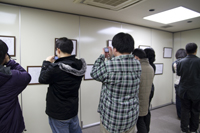 写真撮影をみなさんしております